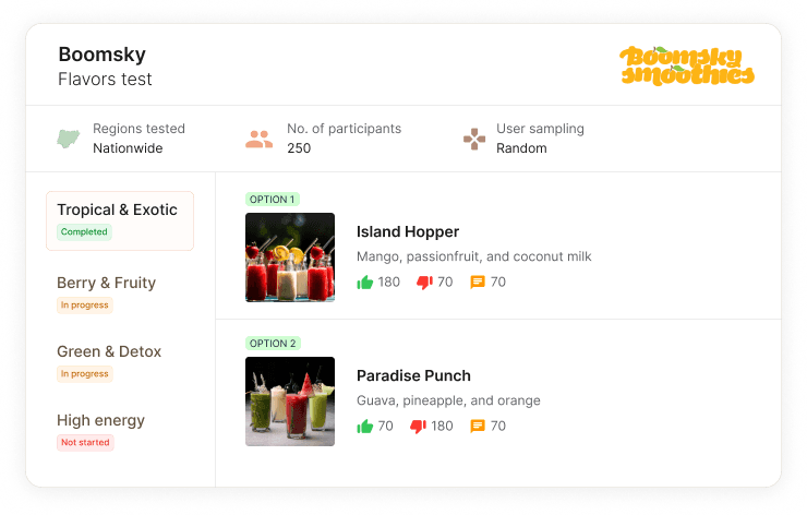 Validate product ideas easily