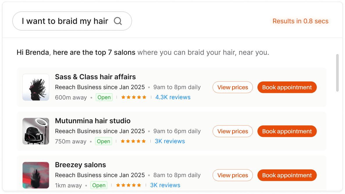 Find products in seconds, not hours