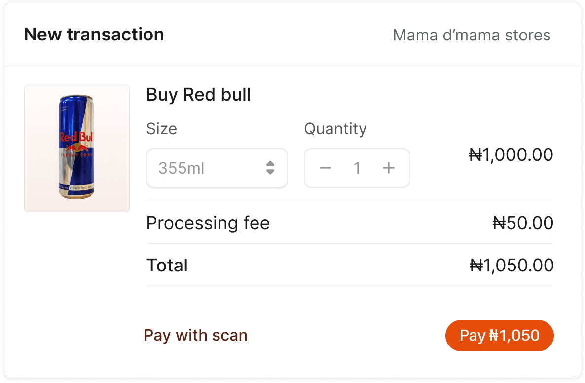 Buy without POS friction.