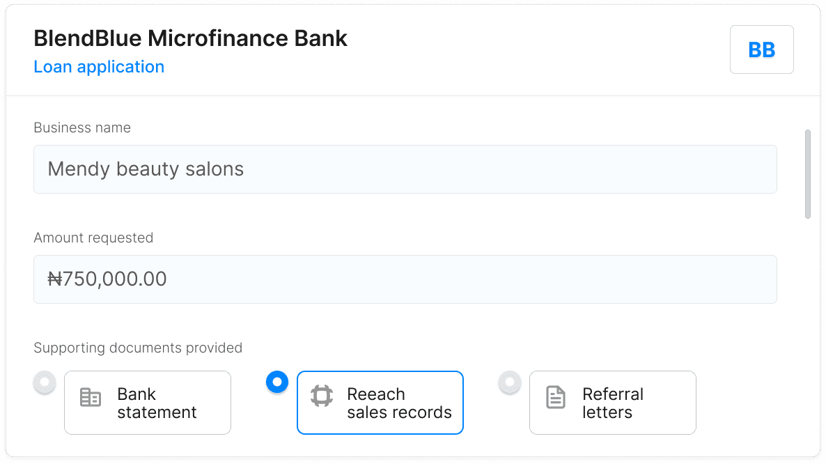 Build loan-qualifying sales records.